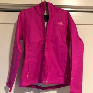The North Face Bright Pink Rain Coat